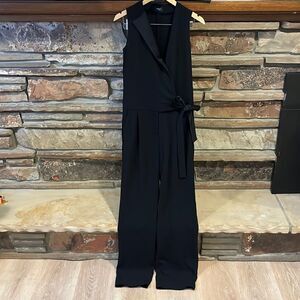 Marella Art 365 Black Sleeveless Jumpsuit